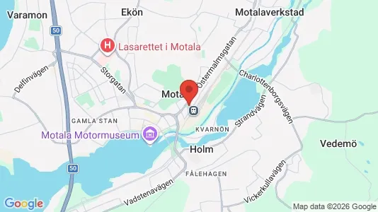Houses for rent i Motala - kort over placeringen