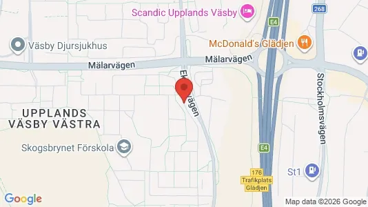 Apartments for rent i Upplands Väsby - kort over placeringen