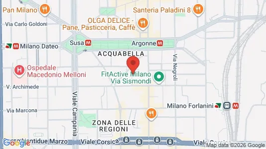 Apartments for rent i Milano Zona 3 - Porta Venezia, Città Studi, Lambrate - kort over placeringen