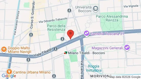 Apartments for rent i Milano Zona 5 - Vigentino, Chiaravalle, Gratosoglio - kort over placeringen