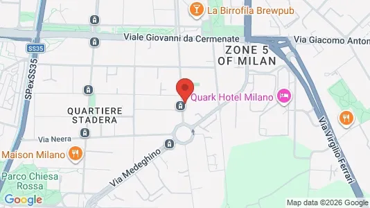 Apartments for rent i Milano Zona 5 - Vigentino, Chiaravalle, Gratosoglio - kort over placeringen