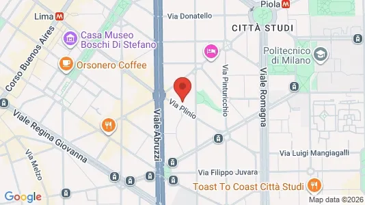 Apartments for rent i Milano Zona 3 - Porta Venezia, Città Studi, Lambrate - kort over placeringen