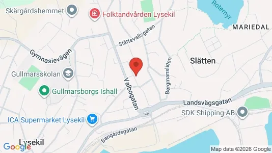 Apartments for rent i Lysekil - kort over placeringen