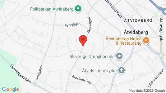 Apartments for rent i Åtvidaberg - kort over placeringen