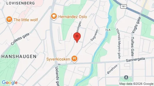 Apartments for rent i Oslo Sagene - kort over placeringen