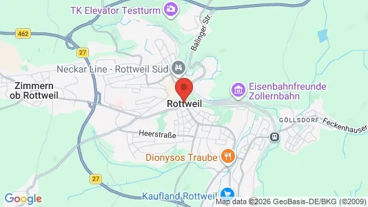 Apartments for rent in Rottweil - Photo from Google Street View
