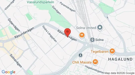 Apartments for rent i Solna - kort over placeringen
