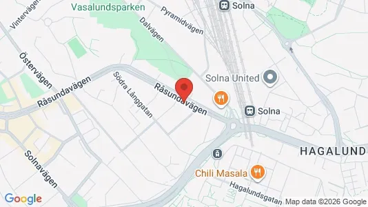 Apartments for rent i Solna - kort over placeringen