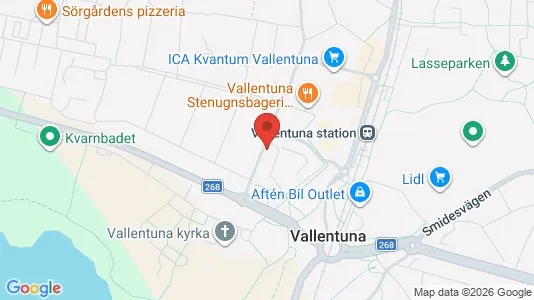 Apartments for rent i Vallentuna - kort over placeringen