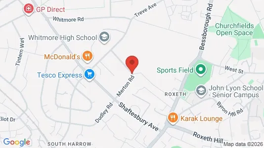 Apartments for rent i Harrow - Middlesex - kort over placeringen