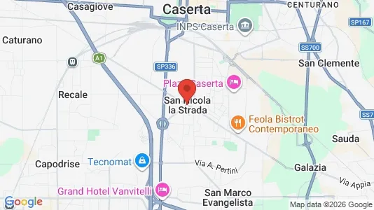 Apartments for rent i San Nicola la Strada - kort over placeringen