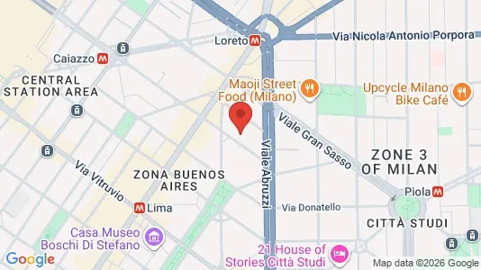 Apartments for rent i Milano Zona 3 - Porta Venezia, Città Studi, Lambrate - kort over placeringen