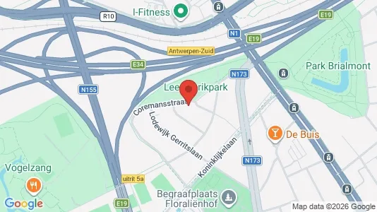Apartments for rent i Antwerp Berchem - kort over placeringen