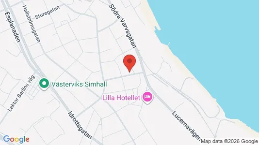 Apartments for rent i Västervik - kort over placeringen
