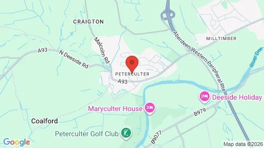 Apartments for rent i Peterculter - Aberdeenshire - kort over placeringen