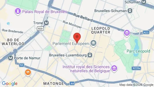 Apartments for rent i Brussels Elsene - kort over placeringen