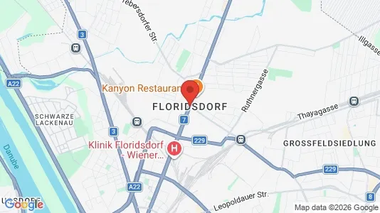 Houses for rent i Vienna Floridsdorf - kort over placeringen