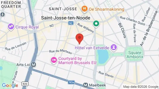 Apartments for rent i Stad Brussel - kort over placeringen