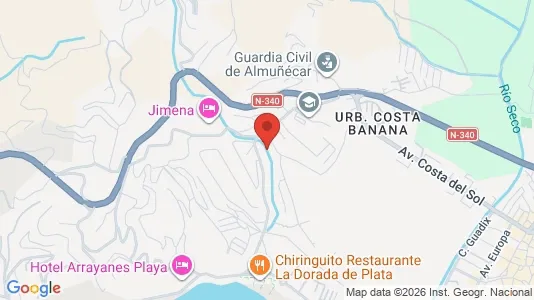 Apartments for rent i Almuñécar - kort over placeringen