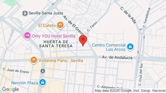 Apartments for rent i Huerta de Santa Teresa - kort over placeringen