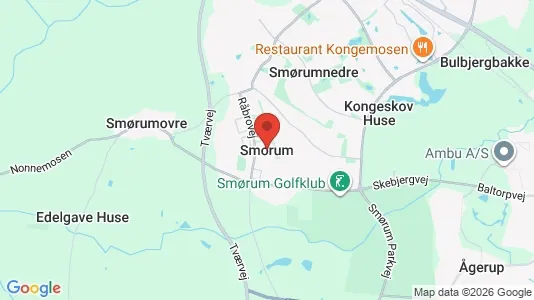 Houses for rent i Smørum - kort over placeringen