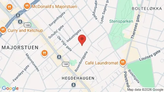 Apartments for rent i Oslo Frogner - kort over placeringen