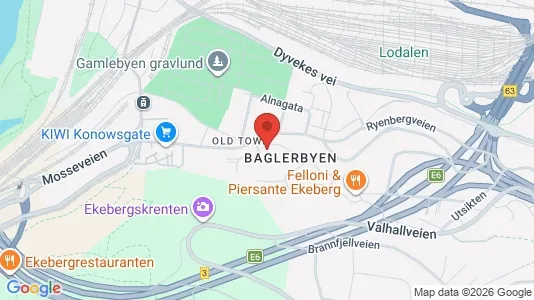 Apartments for rent i Oslo Gamle Oslo - kort over placeringen