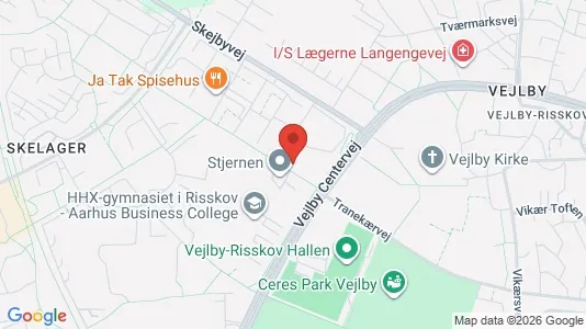Apartments for rent i Risskov - kort over placeringen