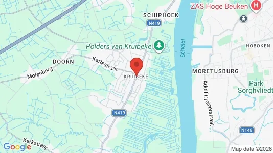 Apartments for rent i Kruibeke - kort over placeringen
