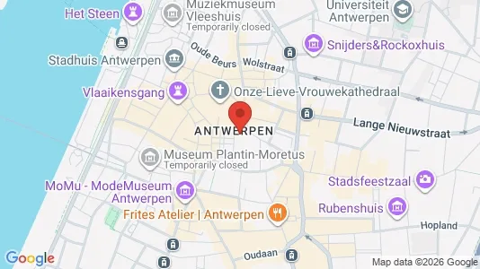 Apartments for rent i Stad Antwerp - kort over placeringen