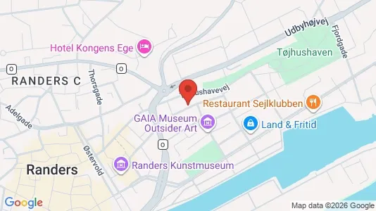 Apartments for rent i Randers C - kort over placeringen