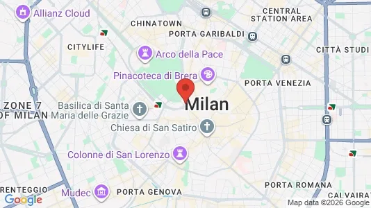 Apartments for rent i Milano Zona 1 - Centro storico - kort over placeringen