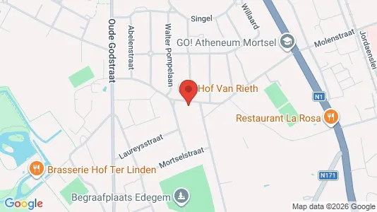 Apartments for rent i Edegem - kort over placeringen