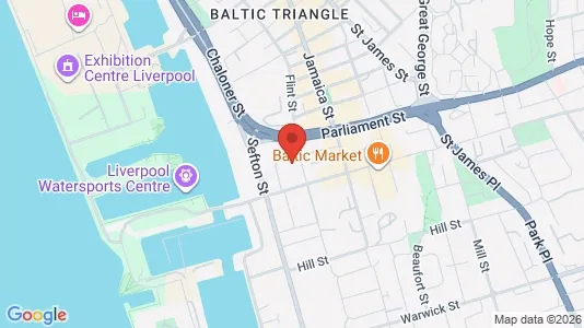 Apartments for rent i Liverpool - Merseyside - kort over placeringen