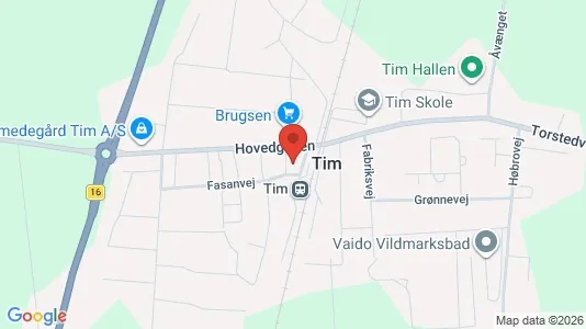 Apartments for rent i Tim - kort over placeringen
