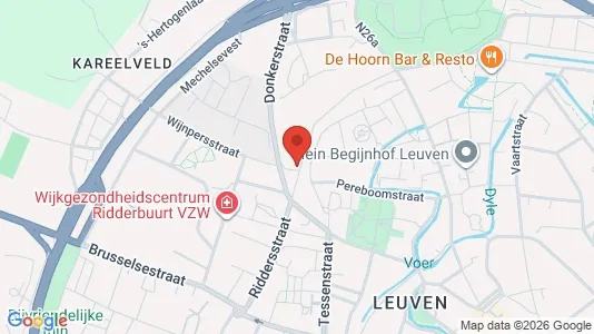 Apartments for rent i Leuven - kort over placeringen
