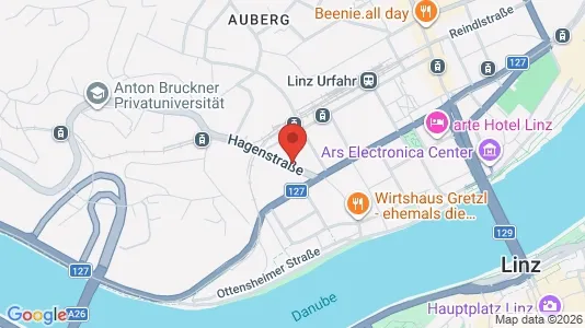 Apartments for rent i Altenberg bei Linz - kort over placeringen