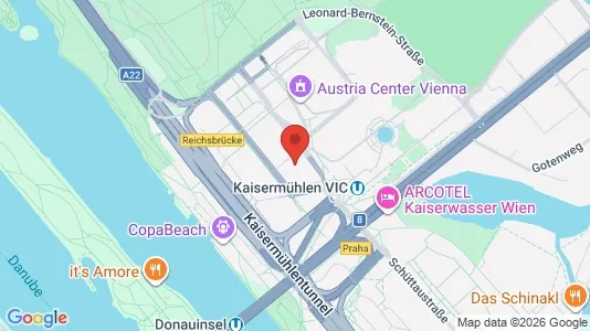 Apartments for rent i Vienna Donaustadt - kort over placeringen