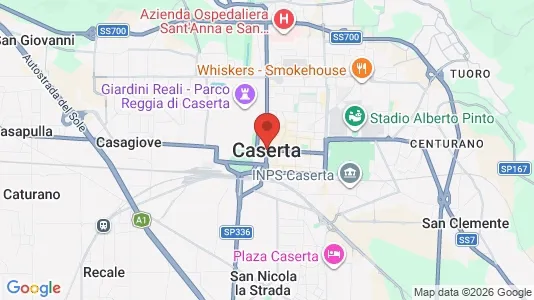 Houses for rent i Caserta - kort over placeringen