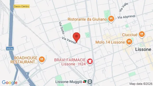 Apartments for rent i Lissone - kort over placeringen
