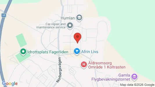 Apartments for rent i Fagersta - kort over placeringen