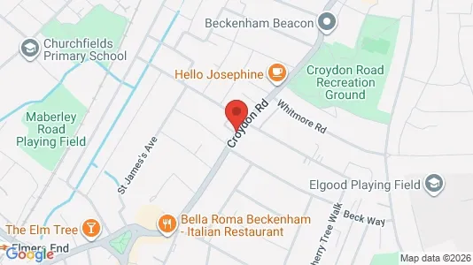 Apartments for rent i Beckenham - Kent - kort over placeringen