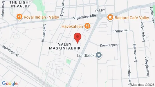 Apartments for rent i Valby - kort over placeringen