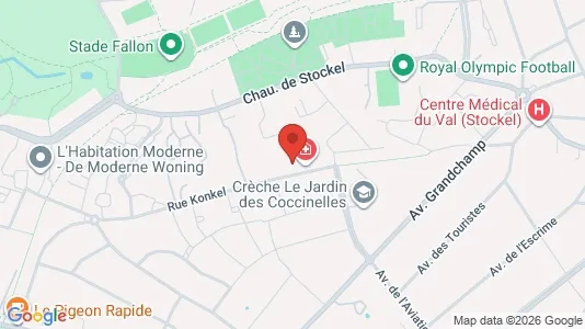 Apartments for rent i Brussels Sint-Pieters-Woluwe - kort over placeringen