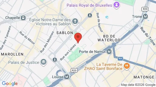 Apartments for rent i Stad Brussel - kort over placeringen