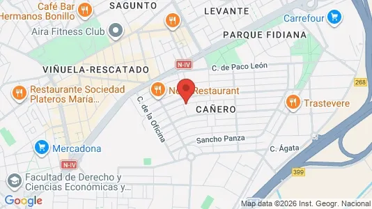 Rooms for rent i Córdoba - kort over placeringen