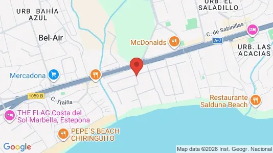 Apartments for rent i Estepona - kort over placeringen