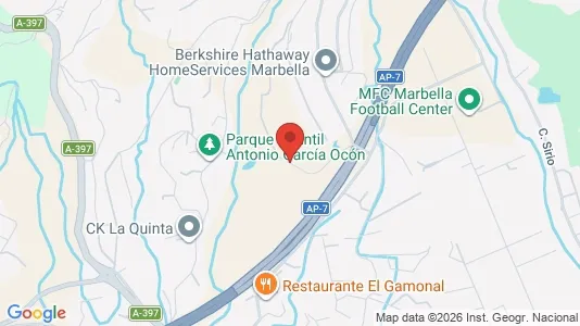 Apartments for rent i Benahavís - kort over placeringen