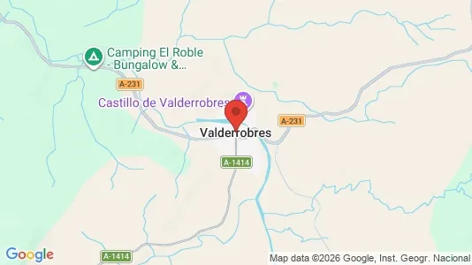 Apartments for rent i Valderrobres - kort over placeringen