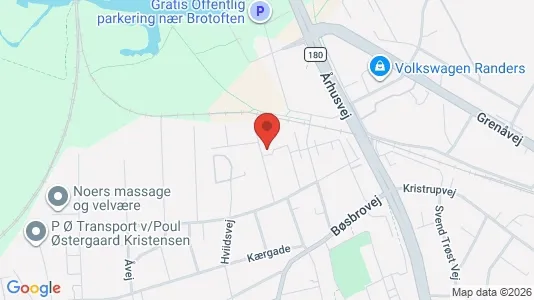Apartments for rent i Randers SV - kort over placeringen